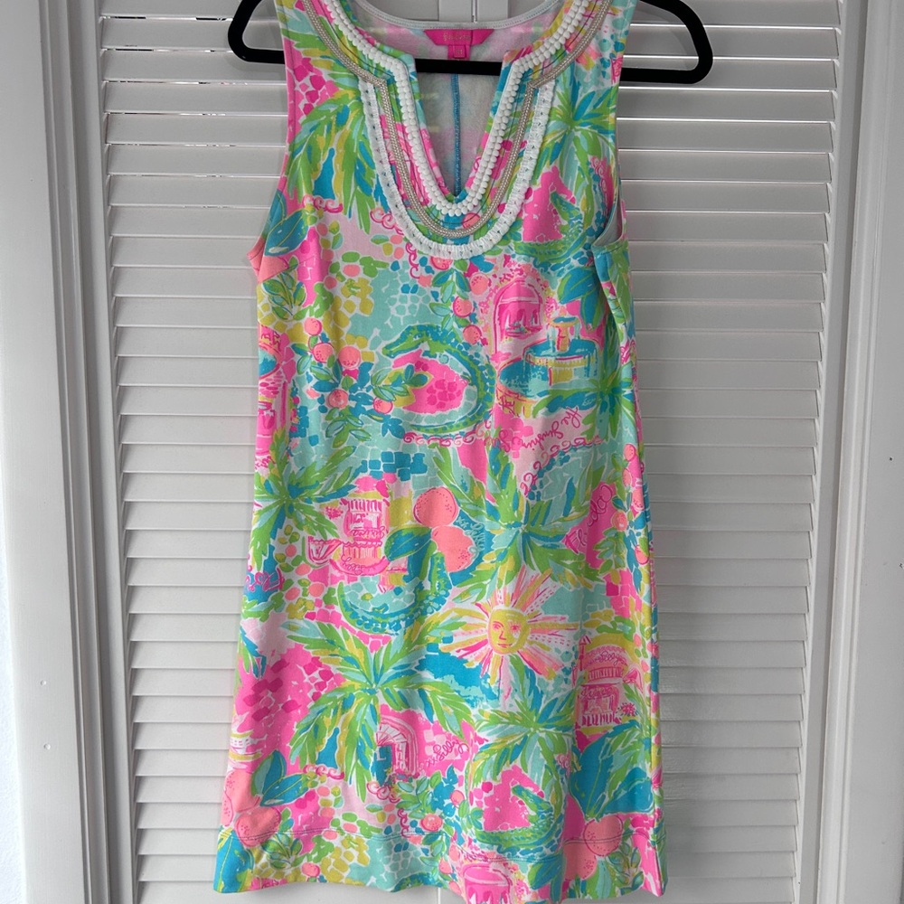 Lilly Pulitzer Harper Sleeveless Shift
Dress Multi Sunshine State of Mind